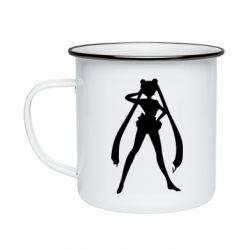 Кружка емальована Sailor Moon silhouette - PrintSalon