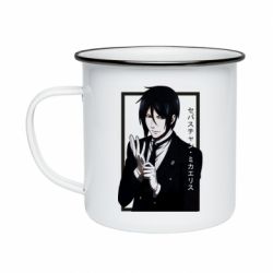 Кружка емальована Sebastian Michaelis butler - PrintSalon
