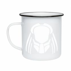 Кружка эмалированная Шеврон полиции Хищник - PrintSalon