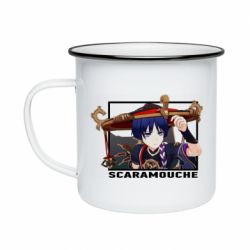 Кружка емальована Скарамучча - PrintSalon