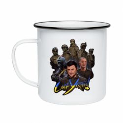 Кружка эмалированная Слава Украине! Слава ЗСУ! - PrintSalon