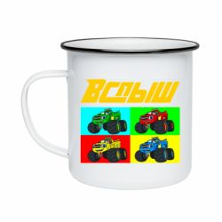 Кружка эмалированная Спыш и Чудо Машинки - PrintSalon