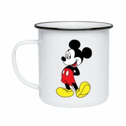 Кружка эмалированная Smiling Mickey - PrintSalon