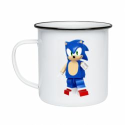 Кружка эмалированная Sonic Lego - PrintSalon