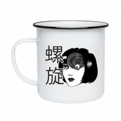Кружка эмалированная Спираль - PrintSalon