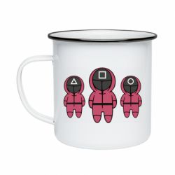 Кружка емальована Солдати гра в Кальмара - PrintSalon