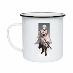 Кружка эмалированная Standing Kazuha - PrintSalon