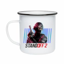Кружка эмалированная Стендофф 2 спецназ