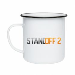 Кружка эмалированная Standoff 2 gradient - PrintSalon