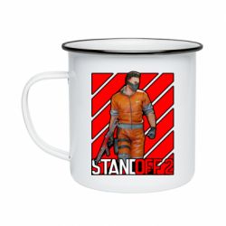 Кружка эмалированная Standoff 2 Red Logo