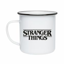 Кружка эмалированная Stragner Things Logo - PrintSalon