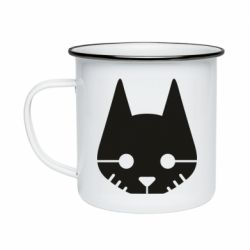 Кружка емальована Strey head - PrintSalon