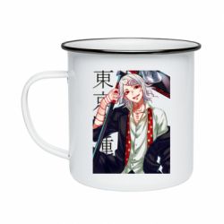 Кружка емальована Судзуя Джузо Токийский гуль - PrintSalon