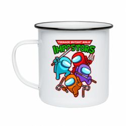 Кружка эмалированная Teenage Mutant Ninja Impostors - PrintSalon