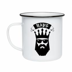 Кружка эмалированная The Bearded Tsar - PrintSalon