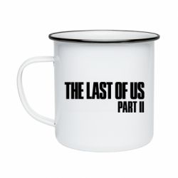 Кружка эмалированная The last of us part 2 logo - PrintSalon