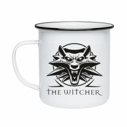 Кружка эмалированная The witcher wolf - PrintSalon
