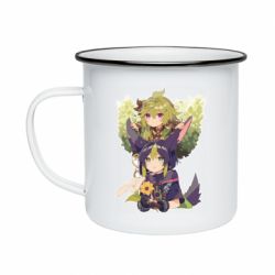 Кружка эмалированная Тигнари с Коллеи - PrintSalon