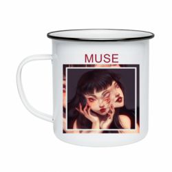 Кружка емальована Tomie as your muse - PrintSalon