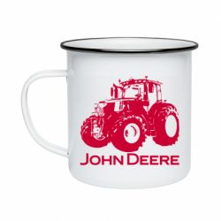 Кружка емальована Tractor John Deere - PrintSalon