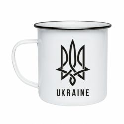 Кружка эмалированная UKRAINE symbol - PrintSalon