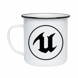 Кружка эмалированная Unreal Engine Logo - PrintSalon