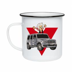 Кружка эмалированная Влад А4 Гелик - PrintSalon