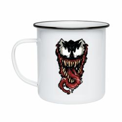 Кружка емальована Venom mask - PrintSalon