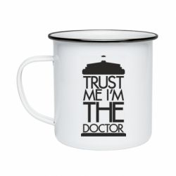 Кружка эмалированная Верь мне я доктор Тардис - PrintSalon