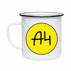 Кружка эмалированная Влад А4 Лого - PrintSalon