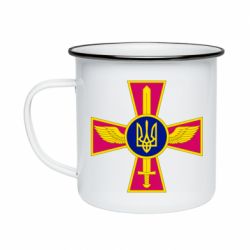 Кружка эмалированная Воздушные Силы ВСУ - PrintSalon