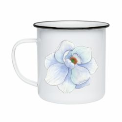 Кружка эмалированная Watercolor flower - PrintSalon