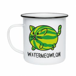 Кружка эмалированная Watermeowloon - PrintSalon