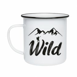 Кружка эмалированная Wild - PrintSalon