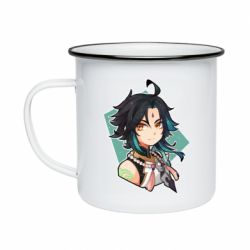 Кружка эмалированная Xiao portrait - PrintSalon