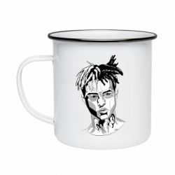 Кружка эмалированная XXXTentacion Monochrome Art - PrintSalon