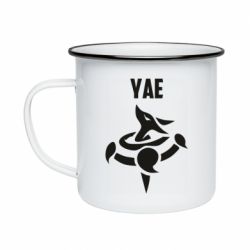 Кружка эмалированная Yae symbol - PrintSalon