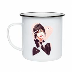 Кружка эмалированная Your crush Sebastian - PrintSalon