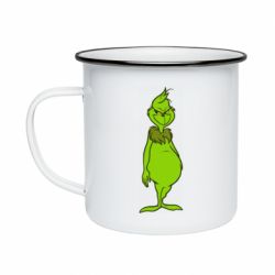 Кружка эмалированная Загадочный Гринч - PrintSalon