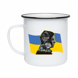 Кружка эмалированная Зеленский Президент Арт - PrintSalon