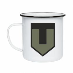 Кружка эмалированная ЗСУ лого - PrintSalon