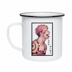 Кружка емальована 悪魔スクナ - PrintSalon