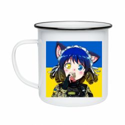 Кружка эмалированная Аниме Украина - PrintSalon
