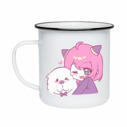 Кружка эмалированная Аня и Бонд Форджер - PrintSalon