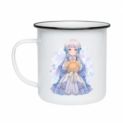 Кружка эмалированная Аяка в стиле Фонтейна - PrintSalon