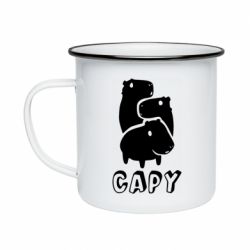 Кружка эмалированная Capy - PrintSalon