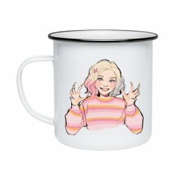 Кружка емальована Clawsome Ined - PrintSalon