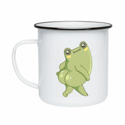 Кружка эмалированная Froggylicious - PrintSalon