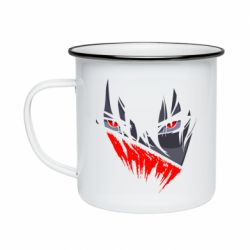 Кружка емальована Genshin impact raiden