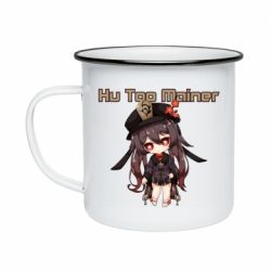 Кружка эмалированная Hu Tao Mainer - PrintSalon
